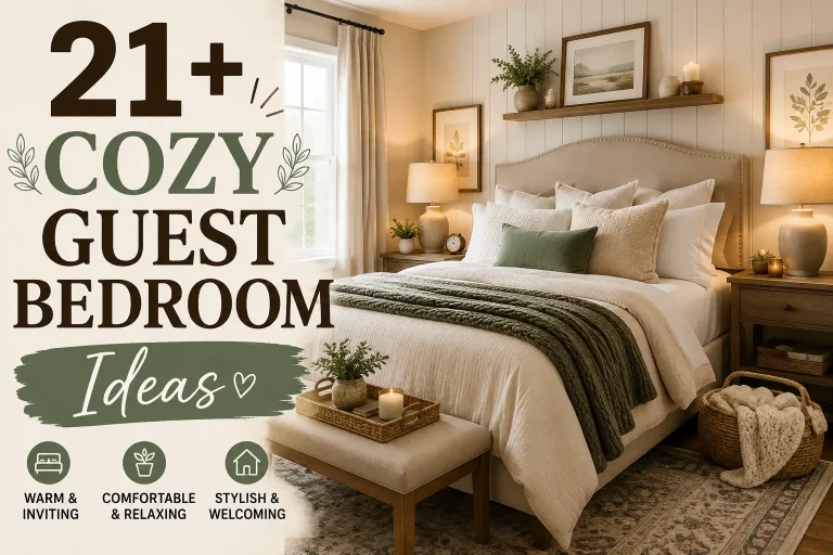 21 Cozy Guest Bedroom Ideas for a Warm and Welcoming Space