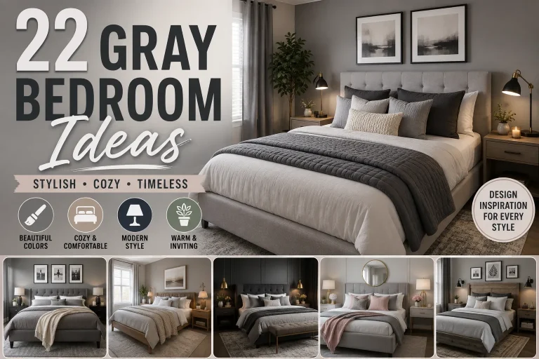 22 Gray Bedroom Ideas for a Stylish, Cozy and Timeless Space