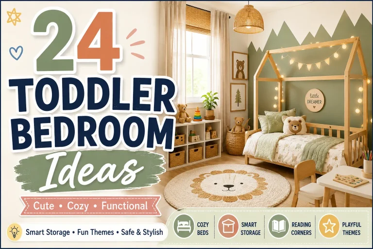 24 Toddler Bedroom Ideas for a Cute, Cozy and Functional Space