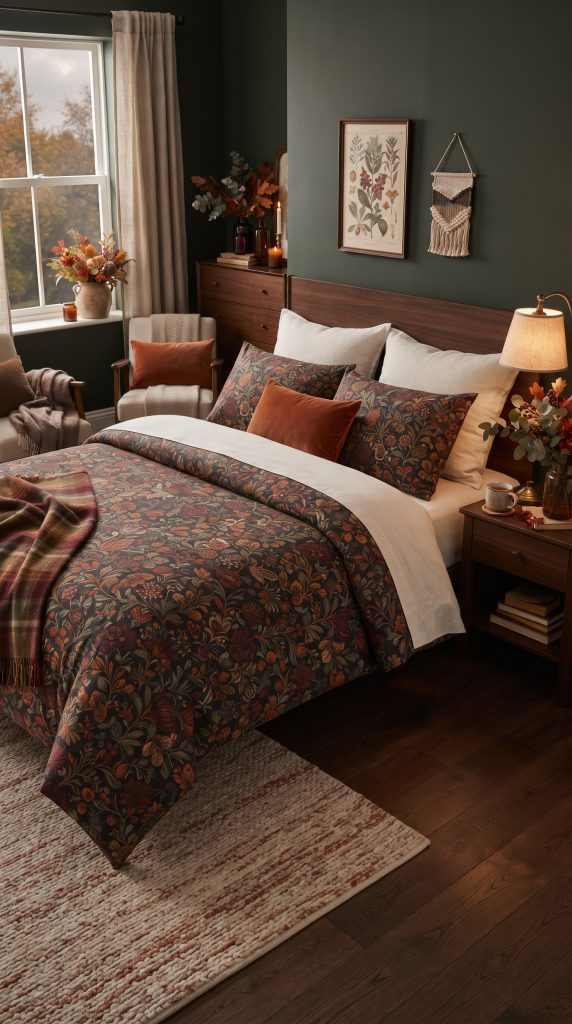 Add Dark Floral Bedding