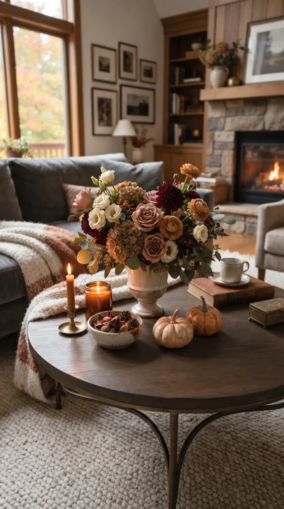 Add Seasonal Florals in Soft Tones