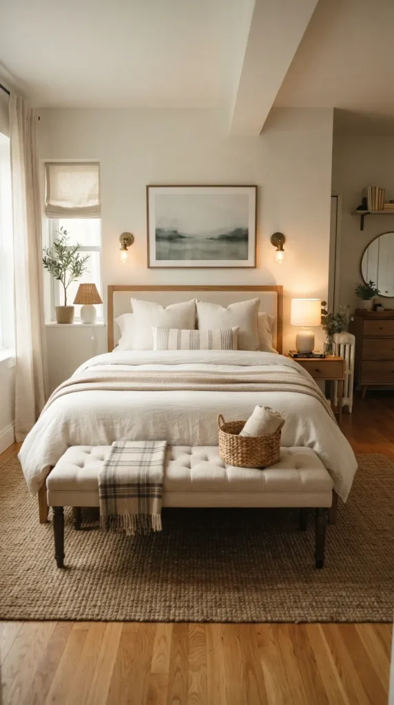 Add a Bench at the Foot of the Bed
