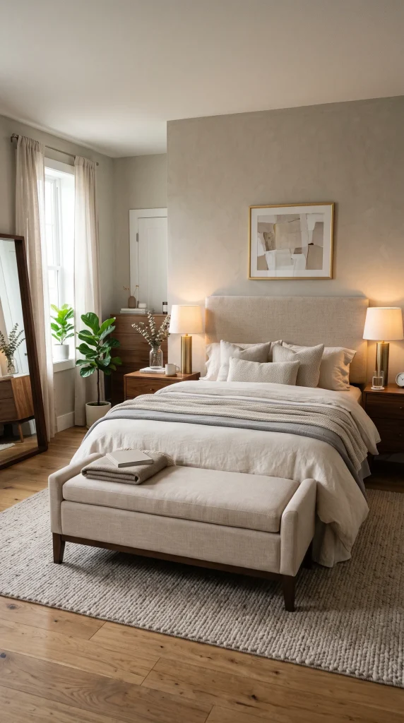Add a Bench at the Foot of the Bed