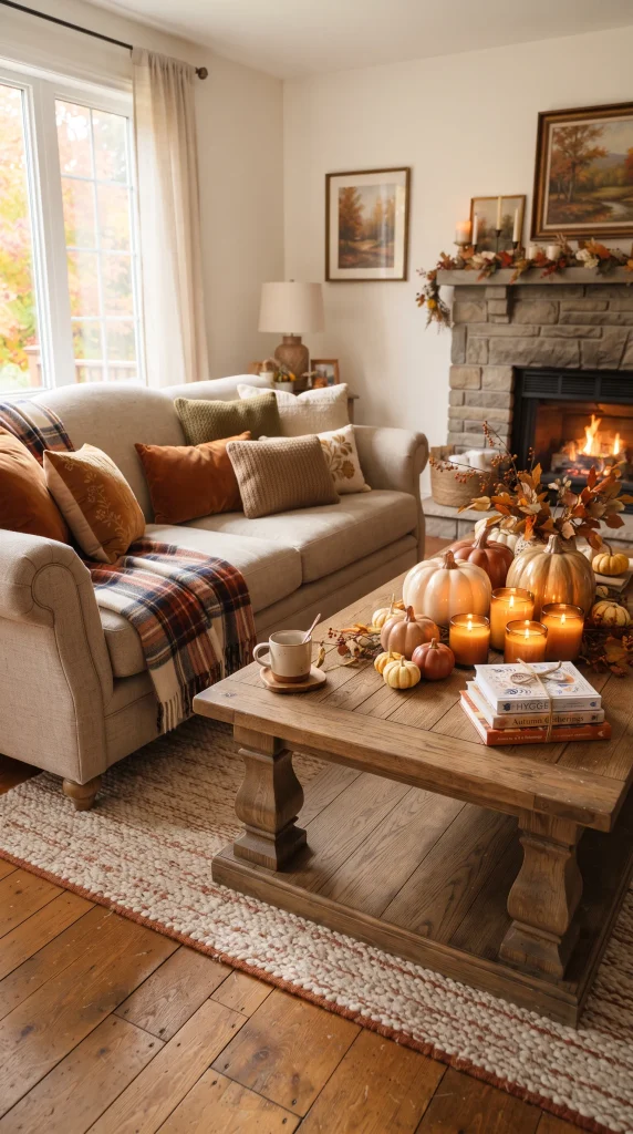 Add a Soft Plaid Accent Nearby