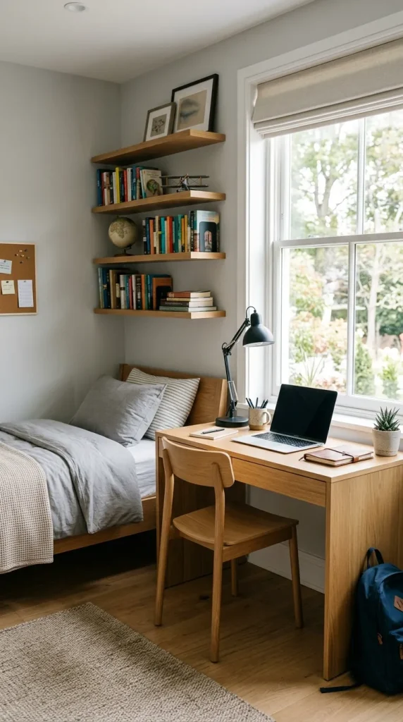 Add a Study Desk Near the Window
