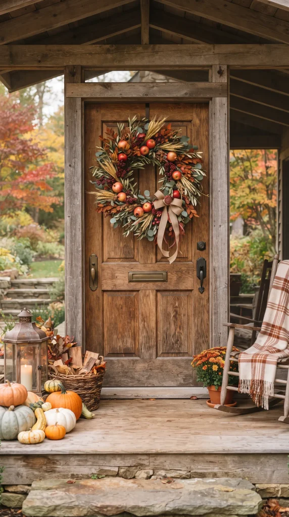 Apple and Berry Fall Wreath