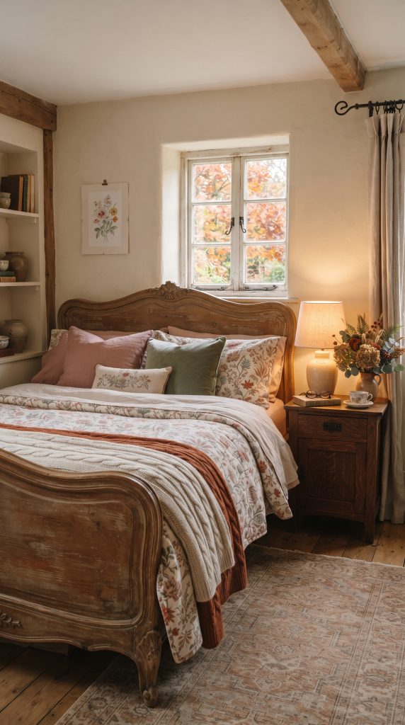 Create a Cottage-Inspired Fall Bedroom