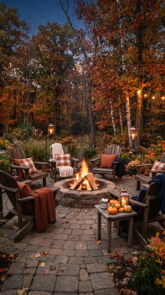 Create a Cozy Backyard Fire Pit Area