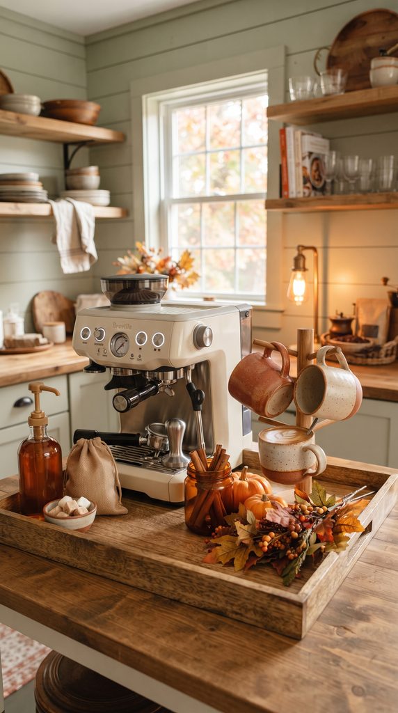 Create a Cozy Fall Coffee Station