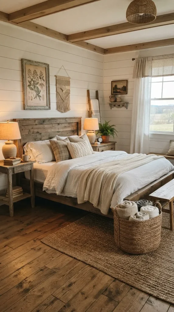 Create a Farmhouse Cozy Look