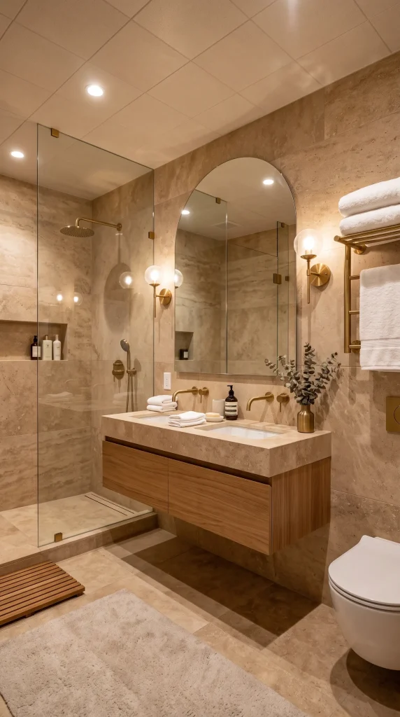 Create a Hotel-Inspired Basement Bathroom