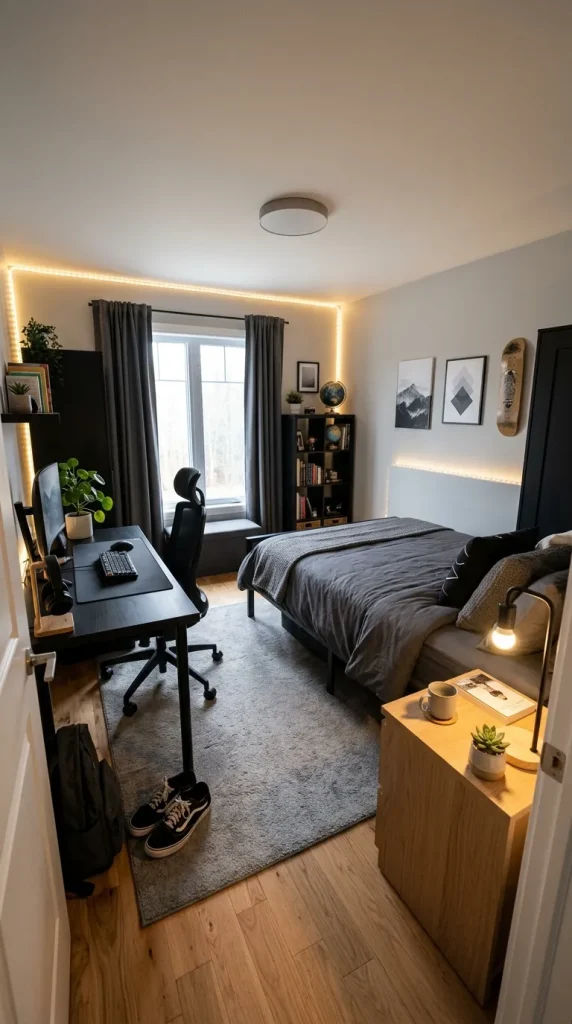 Create a Modern Gray Teen Bedroom