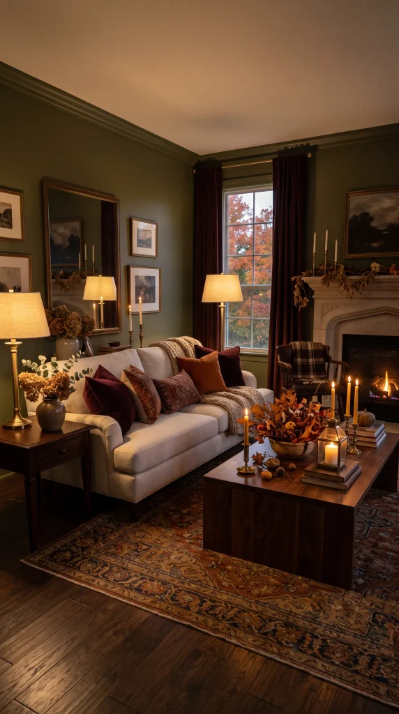 Create a Moody Fall Living Room