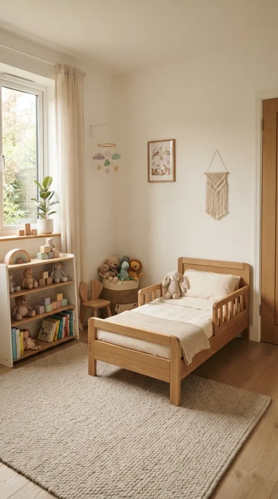 Create a Soft Neutral Toddler Bedroom