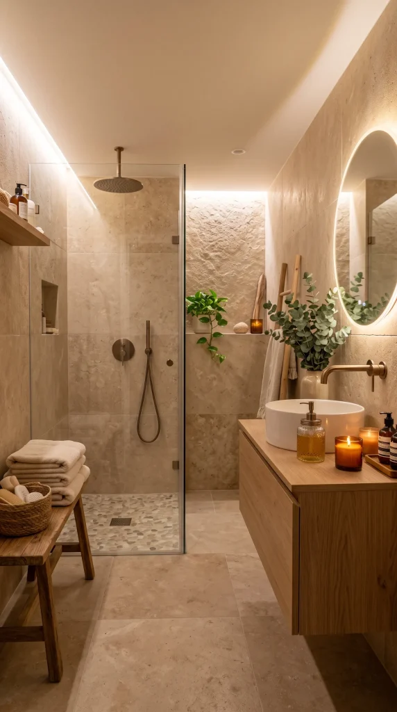 Create a Spa-Inspired Basement Bathroom