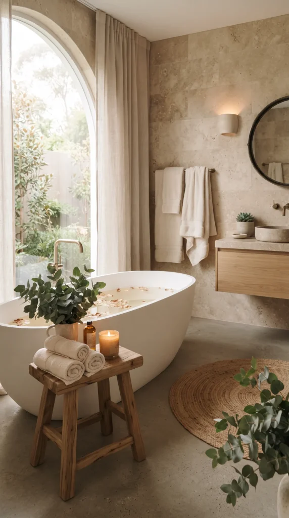 Create a Spa-Inspired Neutral Bathroom