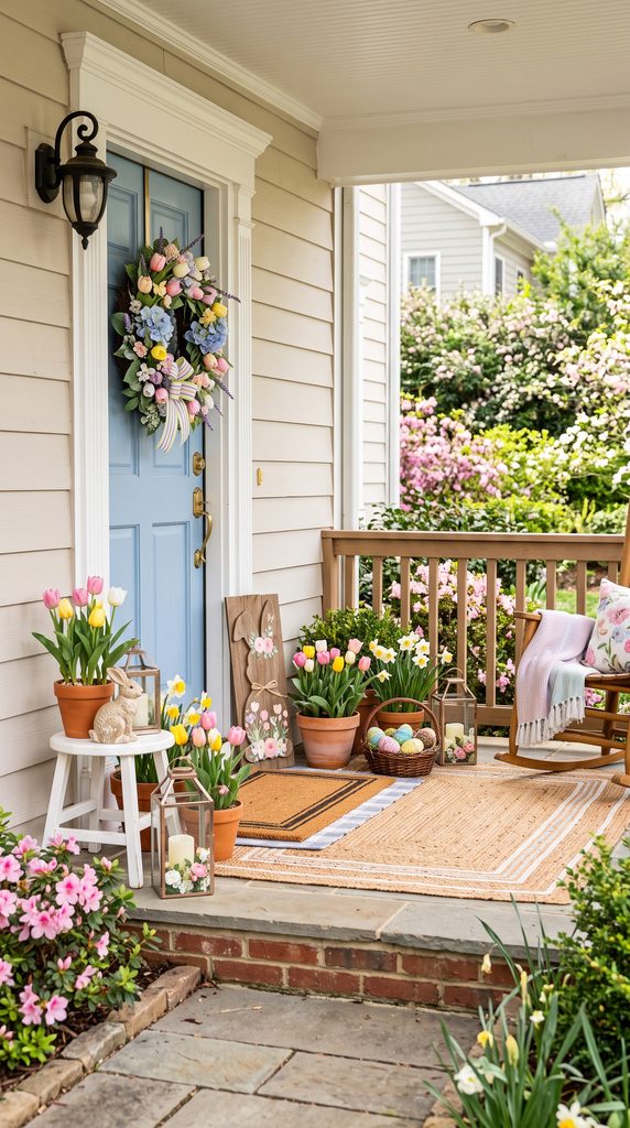 DIY Easter Porch Decor