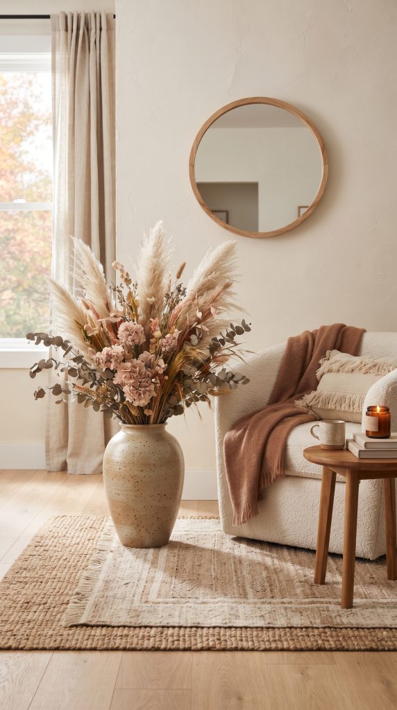 Decorate With Pink Pampas Grass
