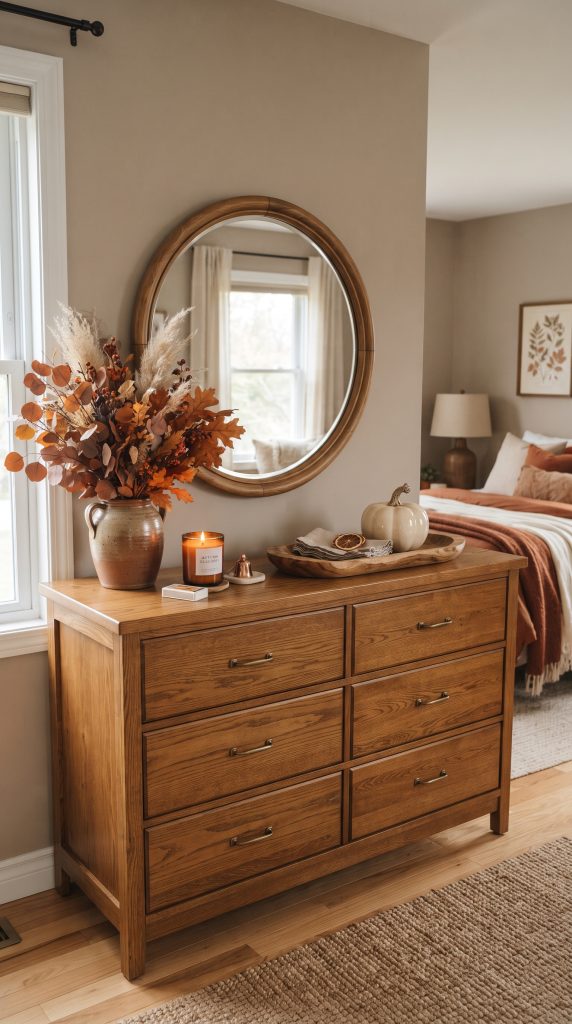 Decorate the Dresser for Fall