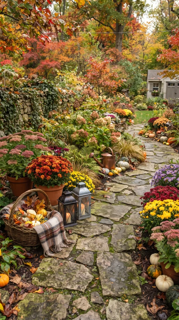 Decorate the Garden With Subtle Fall Accents