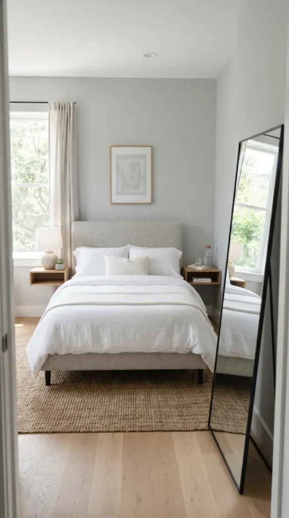 Design a Small Gray Bedroom
