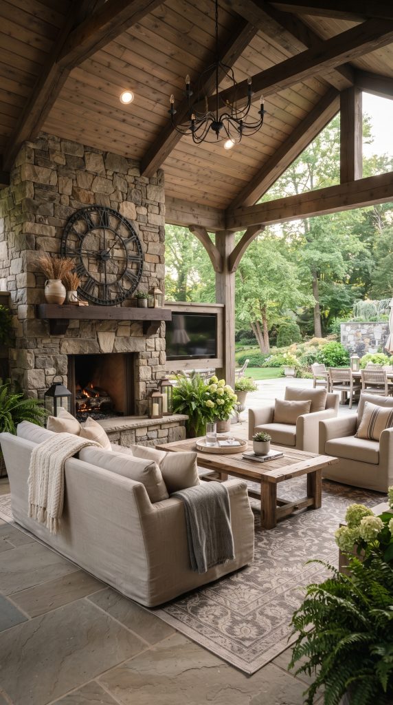 Install a Statement Outdoor Clock