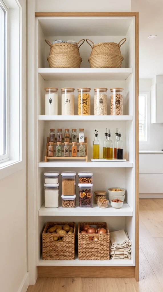 Keep the Pantry Simple and Decluttered