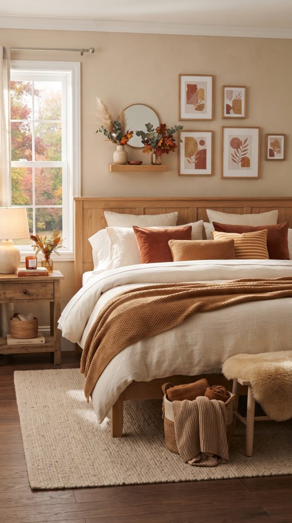 Layer Your Bed With Warm Fall Colors