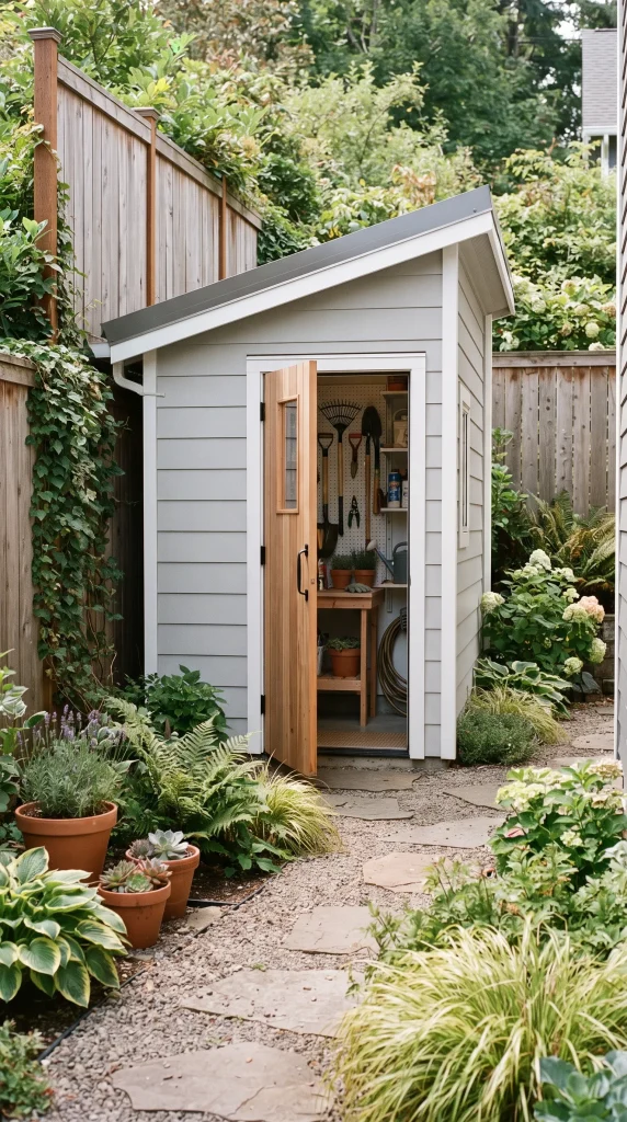 Lean-To Backyard Shed