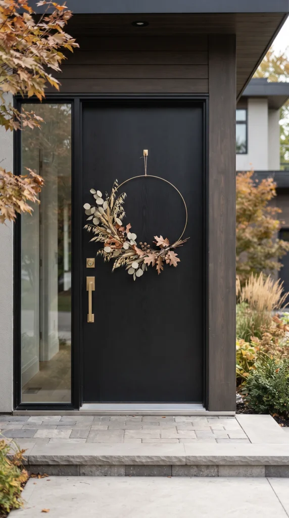 Modern Minimalist Fall Wreath