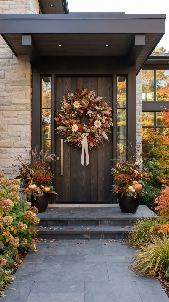 Oversized Statement Fall Wreath