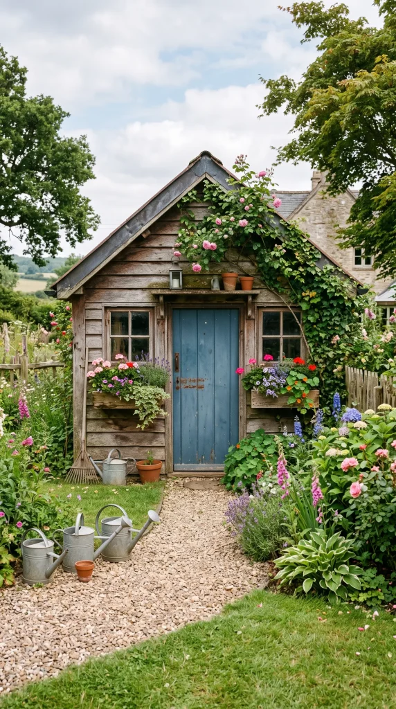 Rustic Farmhouse Garden Shed