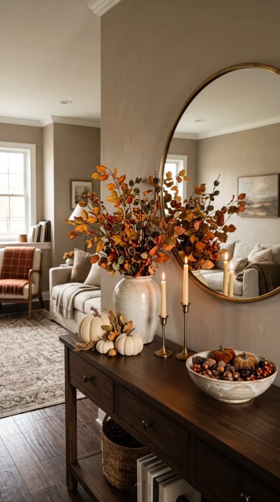 Style a Console Table for Fall