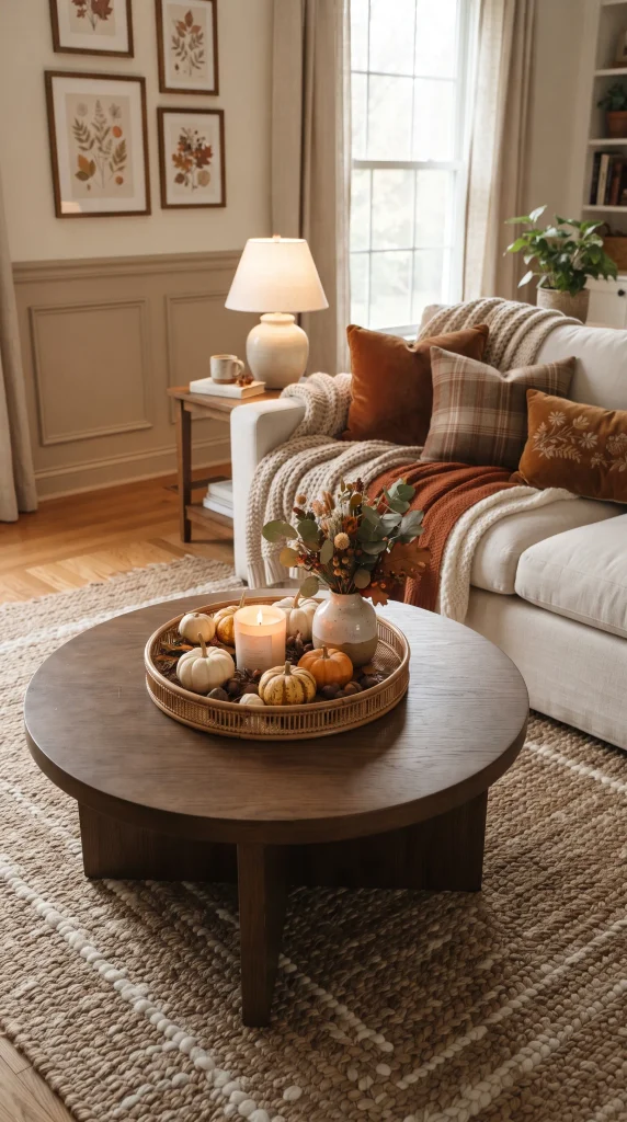 Style a Round Coffee Table Thoughtfully
