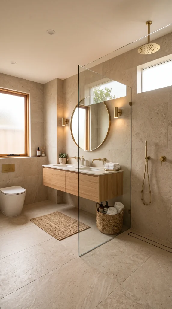 Try Beige Stone-Look Tiles