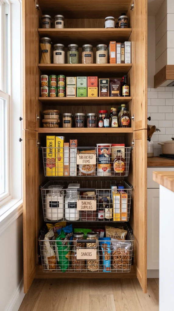 Use Pull-Out Baskets