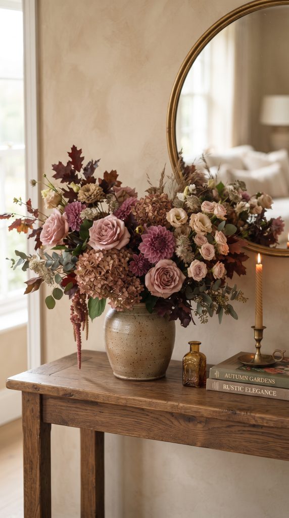 Use Soft Pink Fall Florals