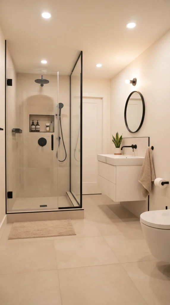 Use a Glass Shower Enclosure