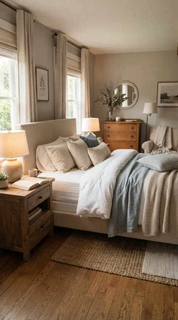 Use a Soft Blue and Beige Palette