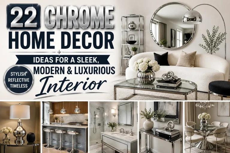 22 Chrome Home Decor Ideas for a Sleek, Modern and Luxurious Interior