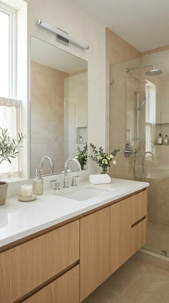 Add Chrome Bathroom Fixtures