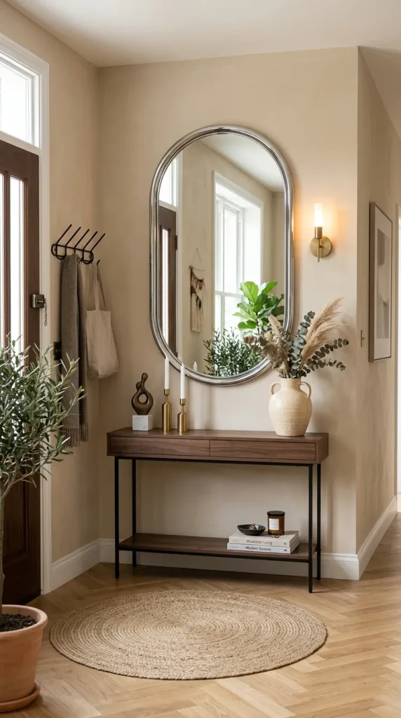 Add a Chrome-Framed Mirror