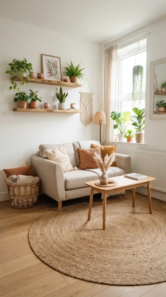 Create a Small Boho Living Room