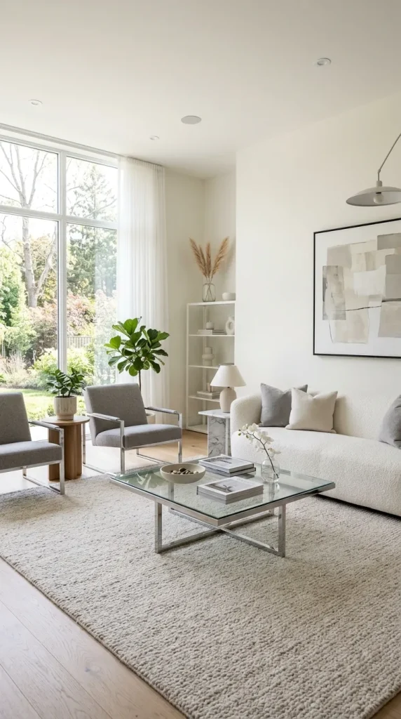 Decorate With a Chrome Coffee Table
