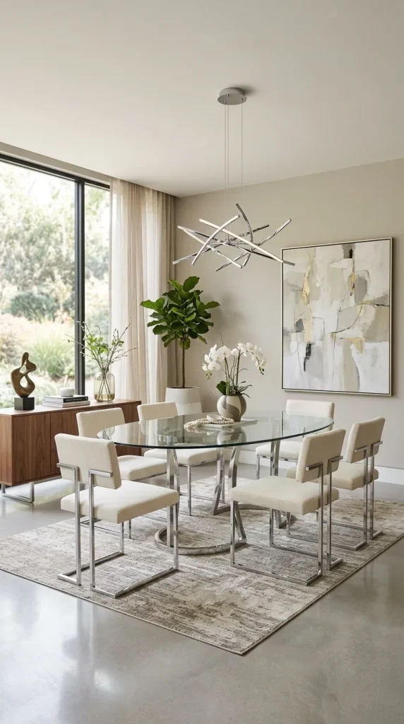 Use Chrome Dining Chairs