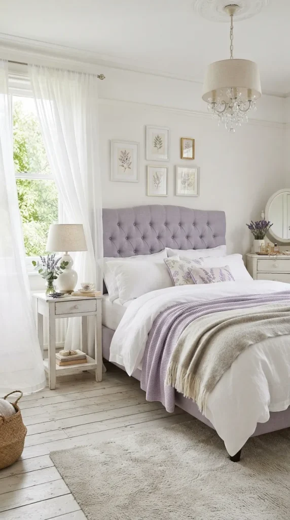 Use Lavender or Lilac Accents